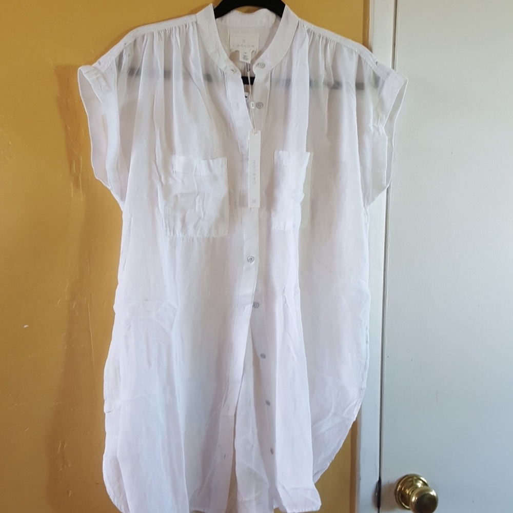 Caslon Two Pocket Tunic Shirt